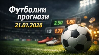 Футболни прогнози 21.01.2026