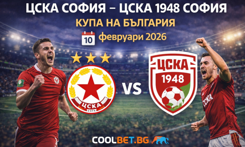 ЦСКА дерби в България 2026