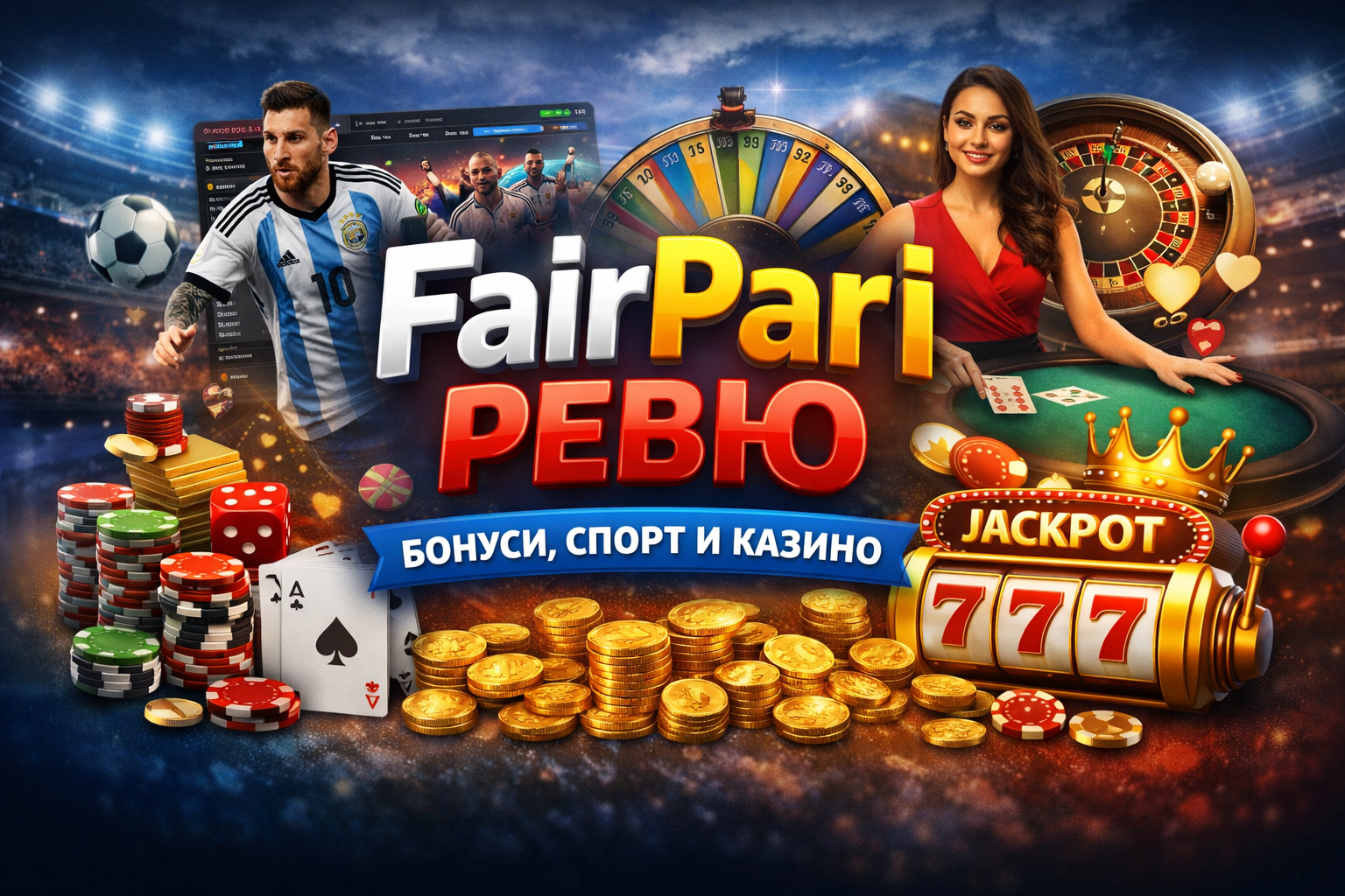 FairPari ревю България – онлайн казино, спортни залози, бонуси и джакпот игри