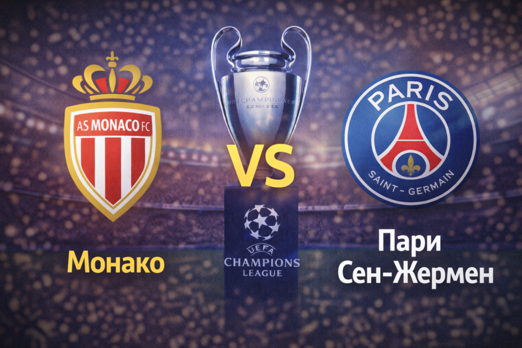 Монако срещу Пари Сен-Жермен 17.02.2026