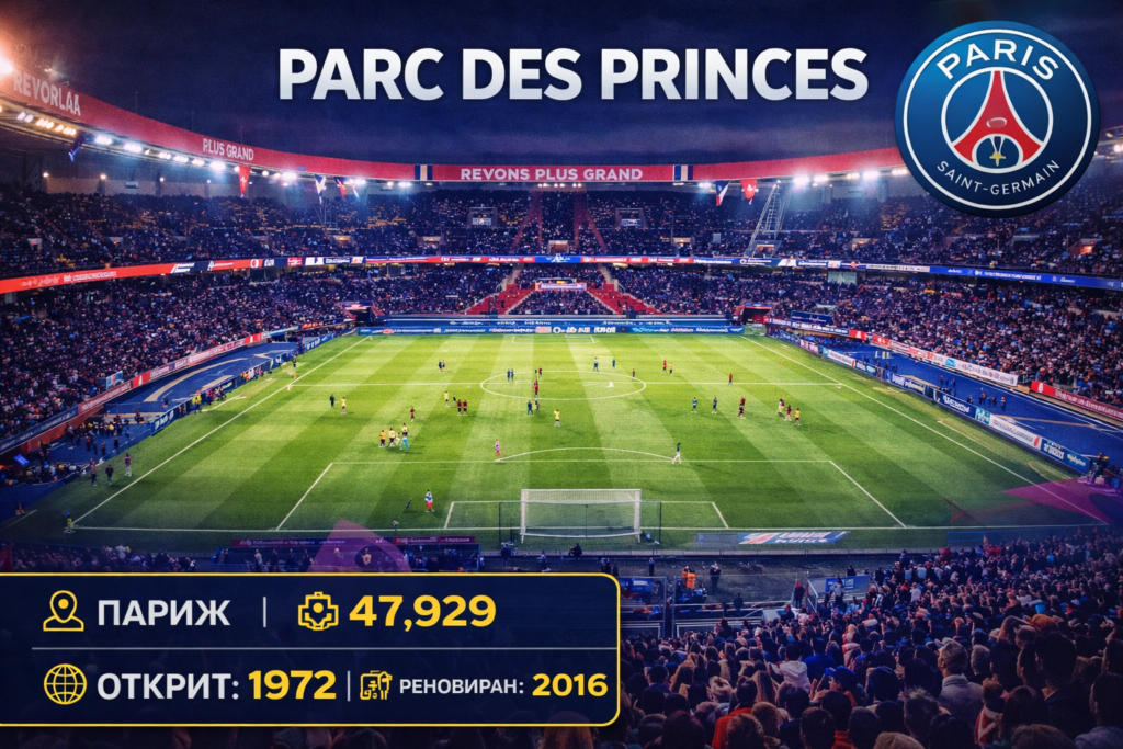 Нощен мач в Parc des Princes