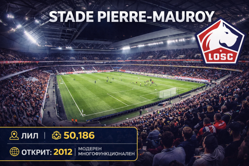 Нощен мач на стадион "Пиер Морой"